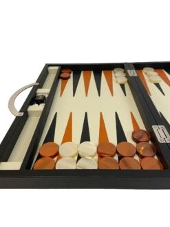 Backgammon Cuir Véritable GM - Noir / Orange - Renzo Romagnoli 15 Backgammon Cuir Véritable GM - Noir / Orange - Renzo Romagnoli -Périphériques De Jeu backgammon cuir veritable gm noir orange renzo romagnoli backgammon en cuir cadeau bel objet 984927