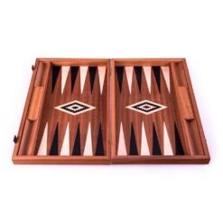 Backgammon En Acajou Marqueté -Périphériques De Jeu backgammon en acajou marquete backgammon en bois marquete 401958