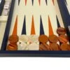 Backgammon En Cuir Véritable MM - Bleu - Renzo Romagnoli -Périphériques De Jeu backgammon en cuir veritable mm bleu renzo romagnoli backgammon en cuir bel objet 474956