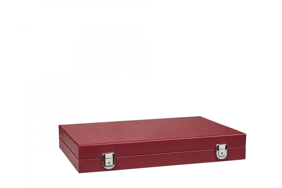 Backgammon Hector Saxe - Buffle Bordeaux - Grand 5 Backgammon Hector Saxe - Buffle Bordeaux - Grand – Image 3