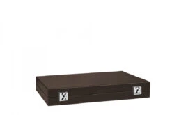 Backgammon Hector Saxe - Buffle Chocolat - Grand -Périphériques De Jeu backgammon hector saxe buffle chocolat grand backgammon en cuir 291263