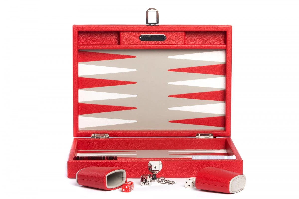 Backgammon Hector Saxe - Buffle Rouge - Moyen 3 Backgammon Hector Saxe - Buffle Rouge - Moyen