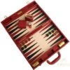 Backgammon Luxe Style Cuir / Pions Cerclés Dorés MM - Rouge 1 Backgammon Luxe Style Cuir / Pions Cerclés Dorés MM - Rouge -Périphériques De Jeu backgammon luxe style cuir pions cercles dores mm rouge backgammon en cuir vegan de voyage 993539