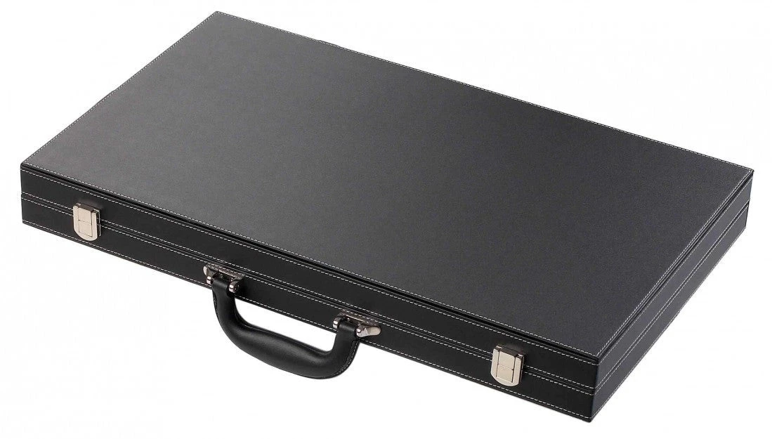 Philos Backgammon Style Cuir - Surpiqué Blanc - Compétition 4 Philos Backgammon Style Cuir - Surpiqué Blanc - Compétition – Image 2