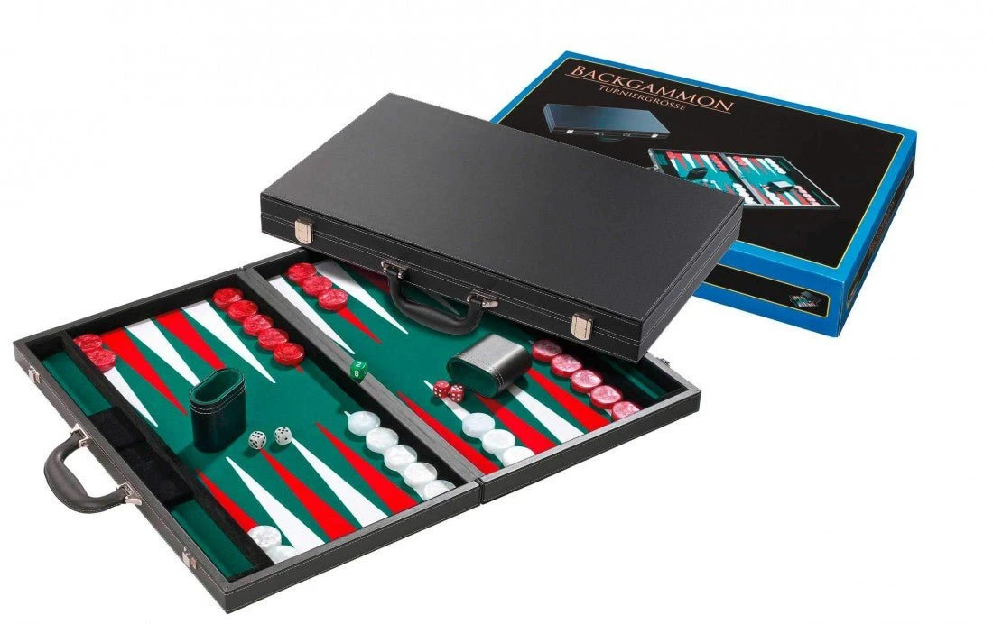 Philos Backgammon Style Cuir - Surpiqué Blanc - Compétition 5 Philos Backgammon Style Cuir - Surpiqué Blanc - Compétition – Image 3