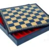 Coffre échiquier En Salpa - Bleu -Périphériques De Jeu coffre echiquier en salpa bleu jeu dechecs echiquier classique et decoratif 403980
