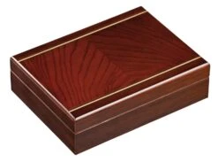 Philos Coffret Bridge En Noyer - Vide -Périphériques De Jeu coffret bridge en noyer vide jeu de cartes coffret de cartes bridge cadeau senior 724599