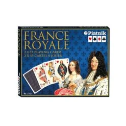 Coffret Double Piatnik - France Royale -Périphériques De Jeu coffret double piatnik france royale jeu de cartes illustrees 212578