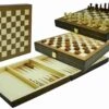 HOT Coffret Multijeux Dames / Echecs / Backgammon - Noyer 1 HOT Coffret Multijeux Dames / Echecs / Backgammon - Noyer -Périphériques De Jeu coffret multijeux dames echecs backgammon noyer coffret multijeux backgammon en bois marquete jeu traditionnel jeu de dames 257220