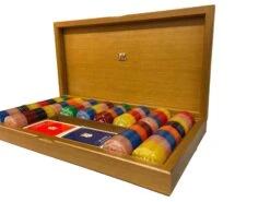 Coffret Ronce De Noyer - 264 Jetons à L'ancienne - DN -Périphériques De Jeu coffret ronce de noyer 264 jetons a lancienne dn coffret de poker de luxe 463986