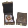Coffret Sheesham / Laiton - 1 Jeu -Périphériques De Jeu coffret sheesham laiton 1 jeu jeu de cartes coffret de cartes belote 506167