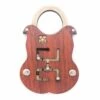 CT Cadenas à Coulisses - Bois -Périphériques De Jeu ct cadenas a coulisses bois casse tete en metal cadenas 760658