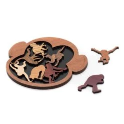 CT Singe -Périphériques De Jeu ct singe casse tete en bois 195051