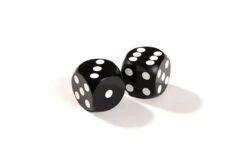 Périphériques De Jeu 36 Dés Noir De Précision - Calibrés Et Numérotées 14 Mm - Dés De Backgammon