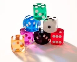 Périphériques De Jeu -Périphériques De Jeu des de precision calibres et numerotees 14 mm des de backgammon noir accessoire de backgammons des de precision cadeau bel objet 970818