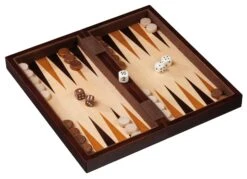 Echecs / Backgammon De Voyage - Magnétique - Bois Exotiques -Périphériques De Jeu echecs backgammon de voyage magnetique bois exotiques coffret dechecs en bois marquete et backgammon en bois marquete 594840