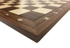 Echiquier Lettré-chiffré - Noyer / Sycomore Marqueté -Périphériques De Jeu echiquier lettre chiffre noyer sycomore marquete jeu dechecs echiquier classique 179738