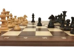 Echiquier Lettré-chiffré - Noyer / Sycomore Marqueté -Périphériques De Jeu echiquier lettre chiffre noyer sycomore marquete jeu dechecs echiquier classique 918719