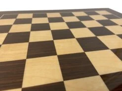 Echiquier Luxe - Ebène De Macassar Laqué -Périphériques De Jeu echiquier luxe ebene de macassar laque jeu dechecs echiquier classique 425380