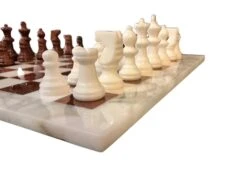 Ensemble Albâtre Marron -Périphériques De Jeu ensemble albatre marron ensemble echecs classique et decoratif cadeau adulte 100876