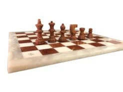 Ensemble Albâtre Marron -Périphériques De Jeu ensemble albatre marron ensemble echecs classique et decoratif cadeau adulte 345218