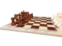 Ensemble Albâtre Marron -Périphériques De Jeu ensemble albatre marron ensemble echecs classique et decoratif cadeau adulte 567616