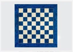 Ensemble Bois Laqué Bleu 16 Ensemble Bois Laqué Bleu -Périphériques De Jeu ensemble bois laque bleu ensemble dechecs classique decoratif 500389