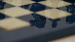 Ensemble Bois Laqué Bleu 19 Ensemble Bois Laqué Bleu -Périphériques De Jeu ensemble bois laque bleu ensemble dechecs classique decoratif 928284