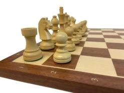 Ensemble Club Acacia - Bords Fins - Acajou -Périphériques De Jeu ensemble club acacia bords fins acajou ensemble dechecs classique 339648