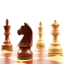 Ensemble Club Acacia - Bords Fins - Acajou -Périphériques De Jeu ensemble club acacia bords fins acajou ensemble dechecs classique 857414