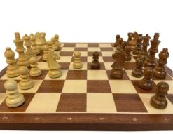 Ensemble Club Acacia - Bords Fins - Acajou -Périphériques De Jeu ensemble club acacia bords fins acajou ensemble dechecs classique 858717