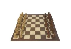 Ensemble Club Acacia - Bords Fins - Acajou -Périphériques De Jeu ensemble club acacia bords fins acajou ensemble dechecs classique 914945