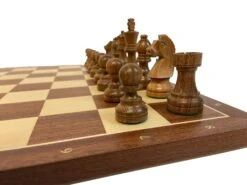 Ensemble Club Acacia - Bords Fins - Acajou -Périphériques De Jeu ensemble club acacia bords fins acajou ensemble dechecs classique 946261