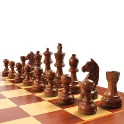 Ensemble Club Acacia - Marron Clair 14 Ensemble Club Acacia - Marron Clair -Périphériques De Jeu ensemble club acacia marron clair jeu dechecs ensemble classique cadeau bel objet 12a 393537