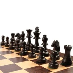 Ensemble Club CHAVET - Marron -Périphériques De Jeu ensemble club chavet marron jeu dechecs ensemble classique cadeau bel objet 940248