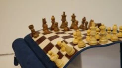 Ensemble D'échecs Roulable Magnétique - Cuir Véritable - Bleu / Intérieur Marron 19 Ensemble D'échecs Roulable Magnétique - Cuir Véritable - Bleu / Intérieur Marron -Périphériques De Jeu ensemble dechecs roulable magnetique cuir veritable bleu interieur marron ensemble dechecs luxe classique jeu dechecs de voyage en cuir veritable 426543