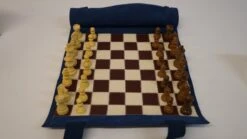 Ensemble D'échecs Roulable Magnétique - Cuir Véritable - Bleu / Intérieur Marron 22 Ensemble D'échecs Roulable Magnétique - Cuir Véritable - Bleu / Intérieur Marron -Périphériques De Jeu ensemble dechecs roulable magnetique cuir veritable bleu interieur marron ensemble dechecs luxe classique jeu dechecs de voyage en cuir veritable 771445