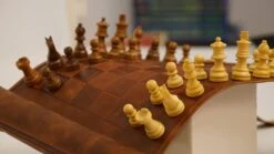 Ensemble D'échecs Roulable Magnétique - Cuir Véritable - Classique