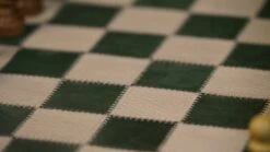 Ensemble D'échecs Roulable Magnétique - Cuir Véritable - Vert -Périphériques De Jeu ensemble dechecs roulable magnetique cuir veritable vert ensemble dechecs luxe classique jeu dechecs de voyage en cuir veritable 460161