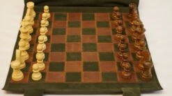 Ensemble D'échecs Roulable Magnétique - Cuir Véritable - Vert / Intérieur Doré 20 Ensemble D'échecs Roulable Magnétique - Cuir Véritable - Vert / Intérieur Doré -Périphériques De Jeu ensemble dechecs roulable magnetique cuir veritable vert interieur dore ensemble dechecs luxe classique jeu dechecs echecs de voyage en cuir veritable 871860