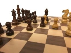 Ensemble Deluxe - Acajou -Périphériques De Jeu ensemble deluxe acajou ensemble dechecs classique 595199