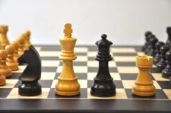 Ensemble Design Français Wengé Biseauté - Pièces Buis Teintées -Périphériques De Jeu ensemble design francais wenge biseaute pieces buis teintees ensemble dechecs classique 533858