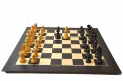 Ensemble Design Français Wengé Biseauté - Pièces Buis Teintées