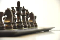 Ensemble Design Français Wengé Biseauté - Pièces Buis Teintées -Périphériques De Jeu ensemble design francais wenge biseaute pieces buis teintees ensemble dechecs classique 717695