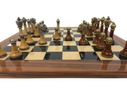 Ensemble Firenze - Bois Et Métal -Périphériques De Jeu ensemble firenze bois et metal ensemble dechecs classique et decoratif 798347