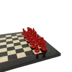 Ensemble Laqué Rouge Et Noir -Périphériques De Jeu ensemble laque rouge et noir ensemble dechecs classique decoratif 391379