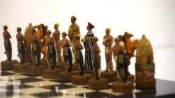 Ensemble Les Anglais Contre Les Zoulous- Laqué Noir -Périphériques De Jeu ensemble les anglais contre les zoulous laque noir ensemble echecs decoratif 809590