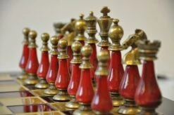 Ensemble Luxe Métal Et Perle - Rouge Et Or 16 Ensemble Luxe Métal Et Perle - Rouge Et Or -Périphériques De Jeu ensemble luxe metal et perle rouge et or ensemble dechecs classique et decoratif luxe 888014