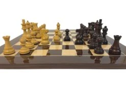 Ensemble Makassar Laqué 14 Ensemble Makassar Laqué -Périphériques De Jeu ensemble makassar laque ensemble dechecs classique decoratif cadeau adulte 882851