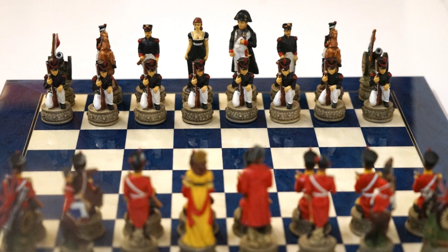 Ensemble Napoléon - Bataille De Waterloo - Laqué Bleu 6 Ensemble Napoléon - Bataille De Waterloo - Laqué Bleu – Image 4